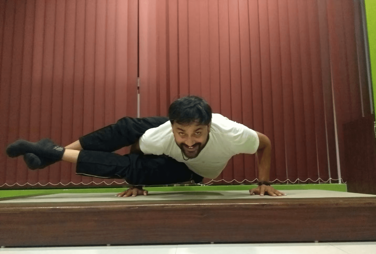 Astavakrasana — eight-angle pose